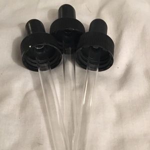 3 Glass 1mL Droppers